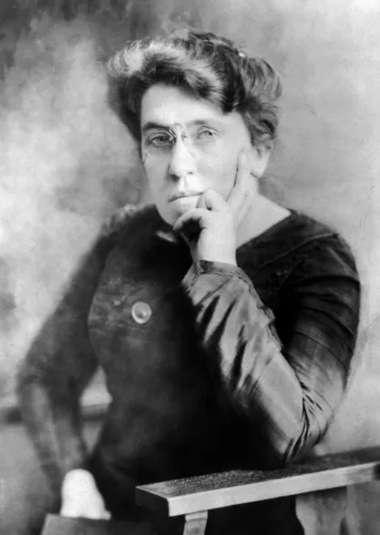 Photographic portrait of Emma Goldman 1911